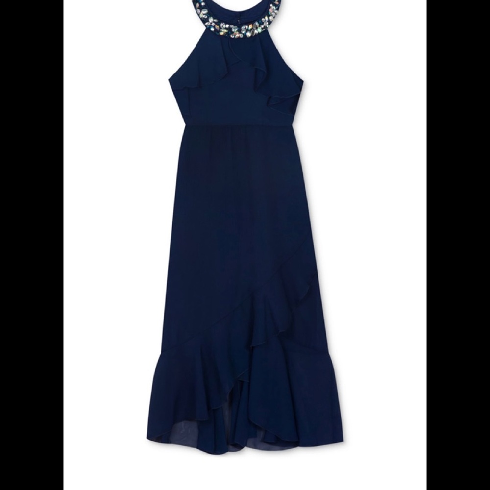 Rare Editions
Big Girls Embellished Neck Maxi, Navy sz 8 big girls